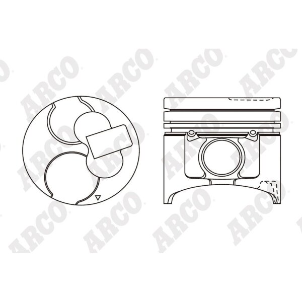 ARCO PKMI409503DB 0.00 Kolben