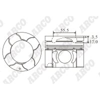 ARCO PKMI409507DB 0.00 Kolben