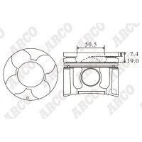 ARCO PKMI409854DB 0.00 Kolben