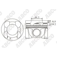 ARCO PKNI408905DB 0.00 Kolben
