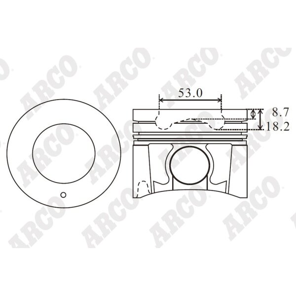 ARCO PKNI40960ADB 0.00 Kolben