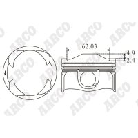 ARCO PKPG307504GA 0.00 Kolben