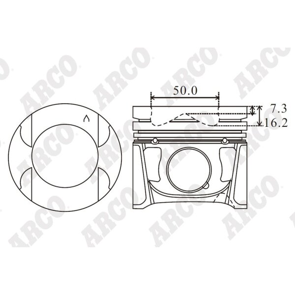 ARCO PKRN408504DB 0.00 Kolben