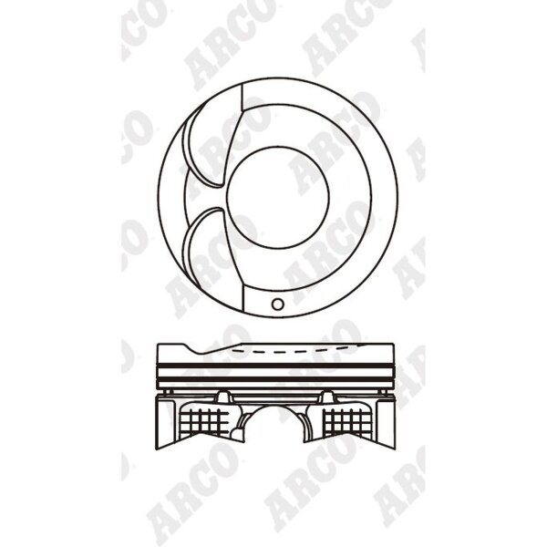 ARCO PKSU407803G 0.00 Kolben