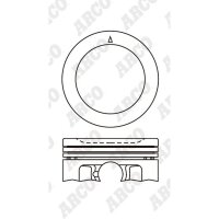 ARCO PKSU408401G 0.00 Kolben