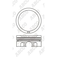 ARCO PKSU408403G 0.00 Kolben