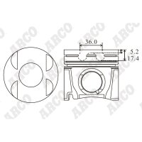 ARCO PKTO408222DB 0.00 Kolben