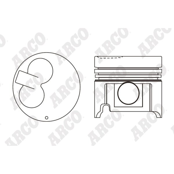 ARCO PKTO40860BD 0.00 Kolben