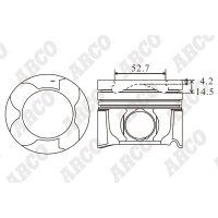 ARCO PKTO40860CDB 0.00 Kolben