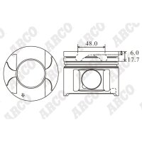 ARCO PKTO409606DB 0.00 Kolben