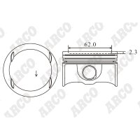 ARCO PKVW40765AG 0.00 Kolben