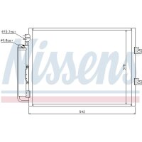 NISSENS 940126 Kondensator, Klimaanlage