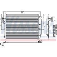 NISSENS 94962 Kondensator, Klimaanlage