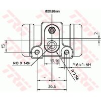 TRW BWN240 Radbremszylinder
