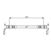 BOSCH 1 987 481 003 Bremsschlauch