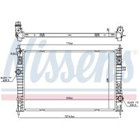 NISSENS 636042 Kühler, Motorkühlung