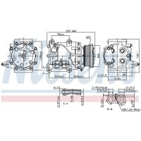 NISSENS 89365 Kompressor, Klimaanlage