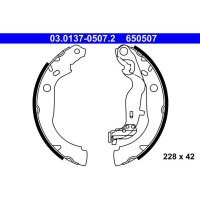 ATE 03.0137-0507.2 Bremsbackensatz