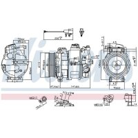 NISSENS 890306 Kompressor, Klimaanlage