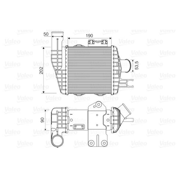 VALEO 818349 Ladeluftkühler