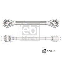 FEBI BILSTEIN 178914 Lenker, Radaufhängung