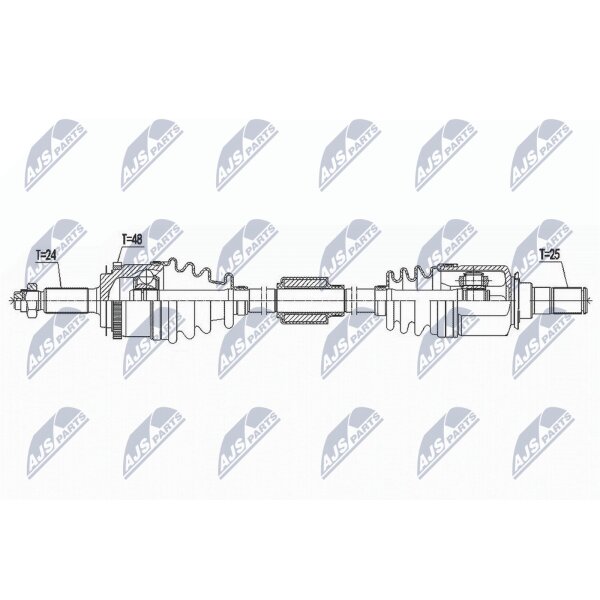 NTY NPW-HY-547 Antriebswelle