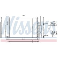 NISSENS 941008 Kondensator, Klimaanlage