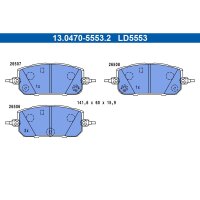 ATE 13.0470-5553.2 Bremsbelagsatz, Scheibenbremse