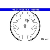 ATE 03.0137-0535.2 Bremsbackensatz