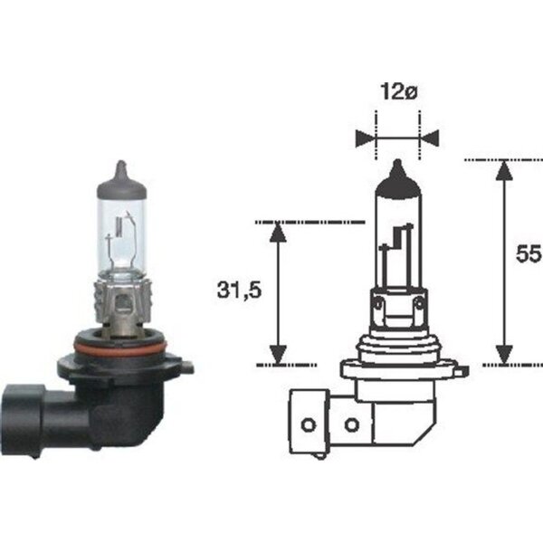 MAGNETI MARELLI 002577300000 Glühlampe, Fernscheinwerfer