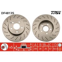 TRW DF4813S Bremsscheibe