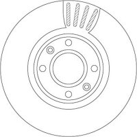 TRW DF4813S Bremsscheibe