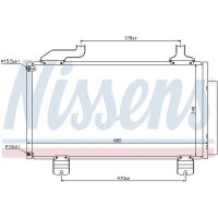 NISSENS 940114 Kondensator, Klimaanlage