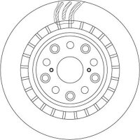 TRW DF6039S Bremsscheibe