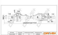 DR!VE+ DP2110.10.0276 Antriebswelle