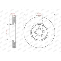 JURID 563465JC-1 Bremsscheibe