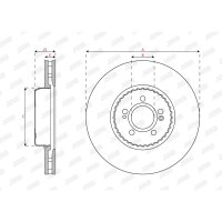 JURID 563465JC-1 Bremsscheibe