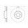 JURID 563465JC-1 Bremsscheibe