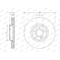 JURID 563754JC-1 Bremsscheibe