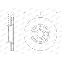 JURID 563754JC-1 Bremsscheibe