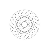 TRW DF6931S Bremsscheibe