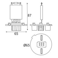 MAHLE ABR 57 000S Widerstand, Innenraumgebläse
