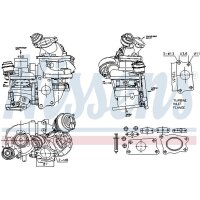 NISSENS 93864 Lader, Aufladung