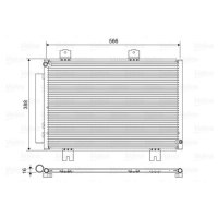 VALEO 822594 Kondensator, Klimaanlage