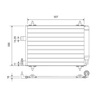 VALEO 814090 Kondensator, Klimaanlage