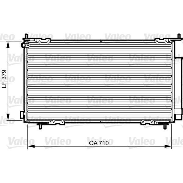 VALEO 814225 Kondensator, Klimaanlage