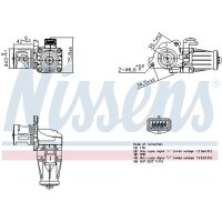NISSENS 98376 AGR-Ventil