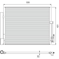 VALEO 814382 Kondensator, Klimaanlage