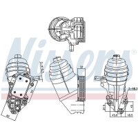 NISSENS 91320 Ölkühler, Motoröl
