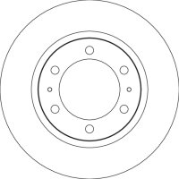 TRW DF6726S Bremsscheibe